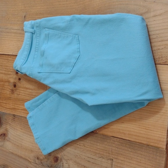 Talbots Denim - Talbots Sky Blue Curvy High Rise Stretch Ankle Jeans Size 8